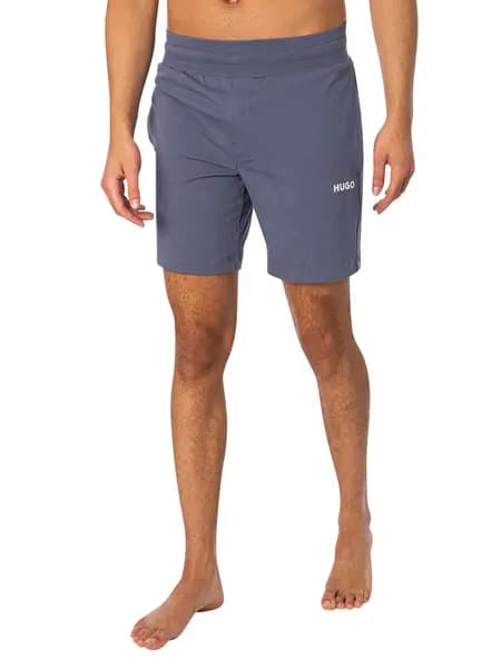HUGO Lounge Linked Sweat Shorts Open Blue XXL