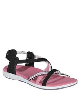 Regatta Santa Roma Sandals - Black/Pink, Size 4, Women