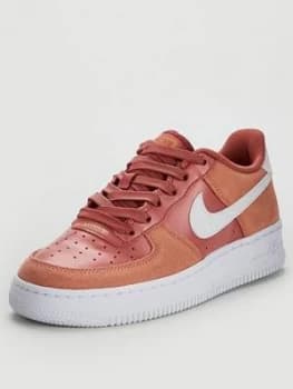 Nike Air Force 1 Lv8 Junior Trainers - Pink/White