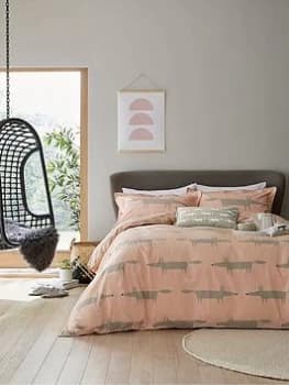 Scion Mr Fox Duvet Cover Set - Blush