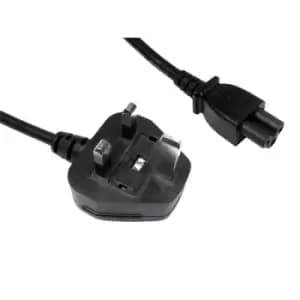 Cables Direct UK - C5 3m Black C5 coupler