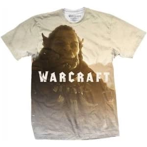 World of Warcraft - Durotan Fade Mens Small T-Shirt - White