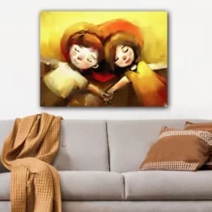 339735311_70100 Multicolor Decorative Canvas Painting
