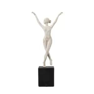 Eaves Encore Ballerina Sculpture Black