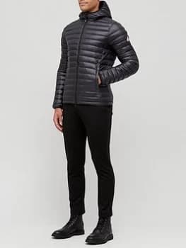 Pyrenex Bruce Hooded Padded Jacket - Black