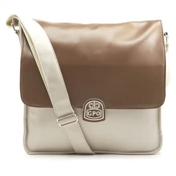 GPO Record Storage Bag - Cream and Tan