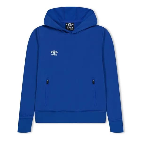 Umbro Club Essential Polyester Hoodie Junior - Blue 7 - 8 Years
