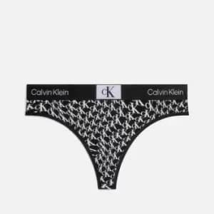 Calvin Klein Modern Stretch-Cotton Blend Jersey Thong - L