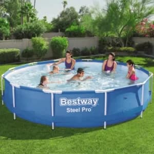 Bestway 10ft x 30" Steel Pro Frame Pool Set PVC