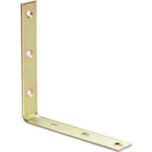 TOOLCRAFT Chair angle 120 mm Steel yellow galvanised