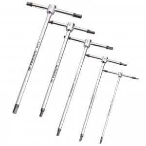 Facom 5 Piece T Handle Hexagon Allen Key Set Metric