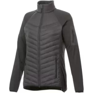 Elevate Womens/Ladies Banff Hybrid Insulated Jacket (M) (Storm Grey)