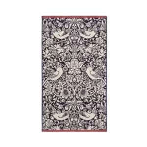 William Morris Stawberry Thief Bath Sheet, Blue