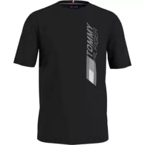 Tommy Sport Graphic T Shirt - Black