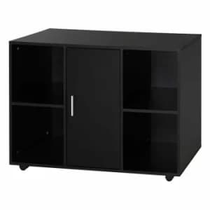 Mirthorn Mobile Printer Cabinet, black