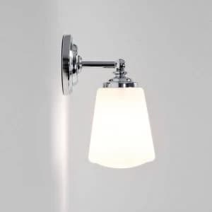 1 Light Bathroom Over Mirror Downlight Polished Chrome IP44, E14
