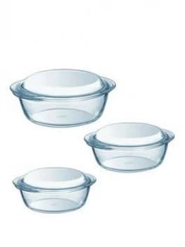 Pyrex 3 Piece Casserole Set