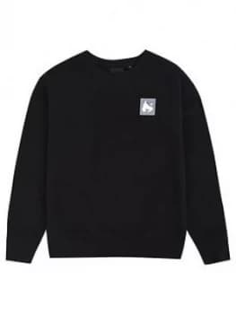 Money Boys Shadow Block Ape Crew Sweat - Black