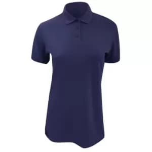 Kustom Kit Ladies Klassic Superwash Short Sleeve Polo Shirt (12) (Navy Blue)
