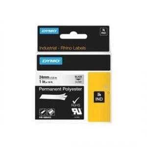 Dymo 1805433 24mm Black On Clear