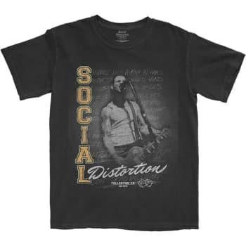Social Distortion - Athletics Unisex Large T-Shirt - Black