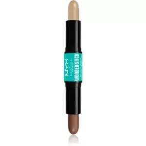 NYX Professional Makeup Wonder Stick Dual Face Lift Two-Tone Contouring Stick Shade 02 Universal Light 2x4 g