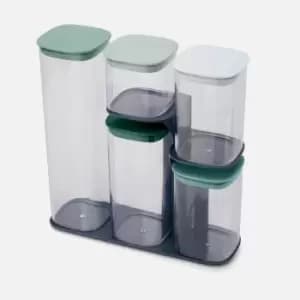 Joseph Joseph Editions - Podium 5 Piece Storage Container Set - Sage