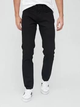 Tommy Hilfiger Denton Straight Fit Stretch Jeans - Black