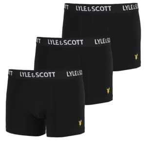 Lyle & Scott Boys 3 Pack Boxer Set - Black