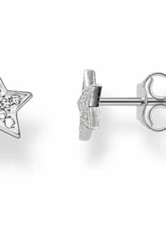 Ladies Thomas Sabo Sterling Silver Glam & Soul Star Stud Earrings H1868-051-14