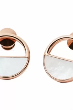 Skagen Jewellery Elin Mother Of Pearl Stud Earrings JEWEL SKJ0998791