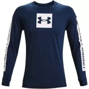 Under Armour Camo Box T Shirt Mens - Blue
