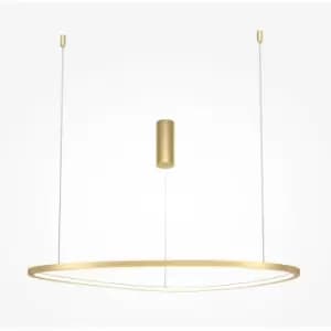 Maytoni Maytoni Glint Modern Integrated LED Pendant Ceiling Light Brass, 80cm 3000K