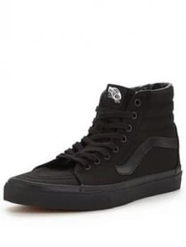 Vans SK8-Hi, Black, Size 10, Women
