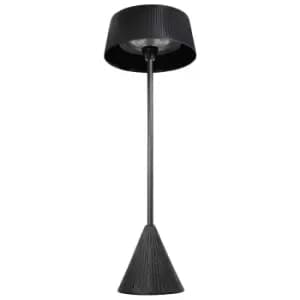 Lowry LFPTH5 Rattan Effect 2.1Kw Freestanding 230Cm High Patio Heater - Black