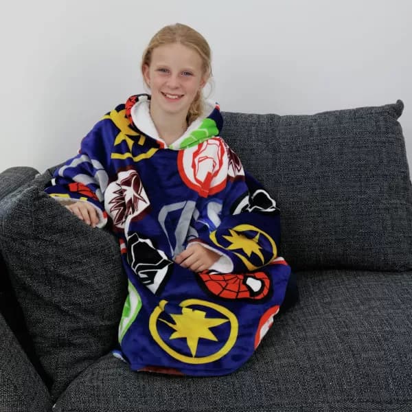 Disney Marvel The Avengers Hooded Blanket - Medium