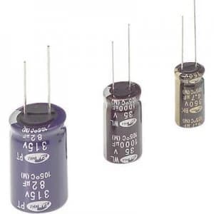 Samwha BL2G106M10020PA Electrolytic capacitor Radial lead 5mm 10 400 V 20 x L 10 mm x 20 mm