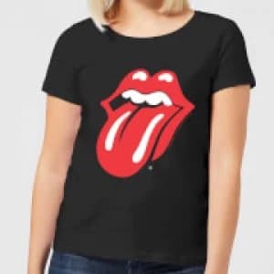 Rolling Stones Classic Tongue Womens T-Shirt - Black