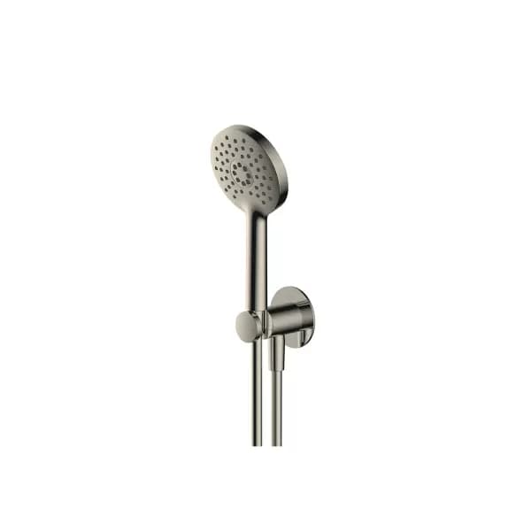 RAK Petit Round Wall Mounted Shower Set - Brushed Nickel