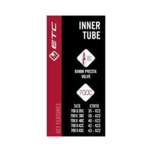 ETC Inner Tube 700 x 35-45c Presta Valve 80mm