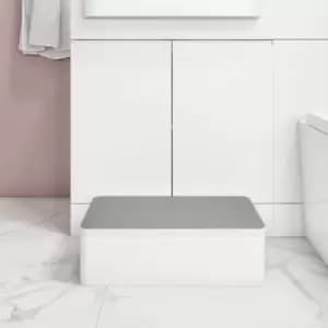 460mm Matt White Bath Step - Bali
