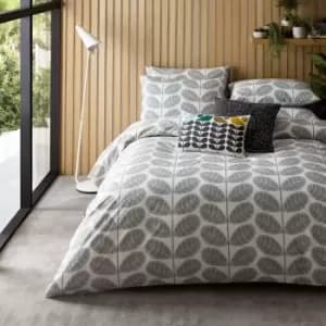 Orla Kiely Botanica Stem Duvet Cover, Single, Pebble