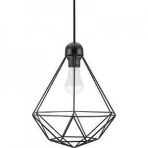 Nordlux Tees 84863003 Pendant light LED (monochrome) E-27 60 W Black