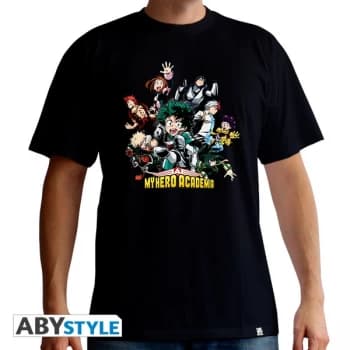 My Hero Academia - Heroes Mens Large T-Shirt - Black