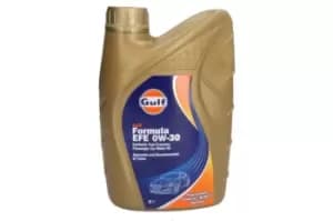 GULF Engine oil 0W-30, Capacity: 1l 5056004161891