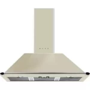 Smeg Victoria KT100PE 100cm Chimney Cooker Hood - Cream