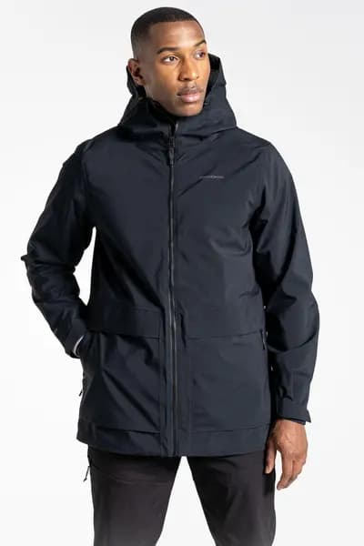 Craghoppers Toledo' Gore-Tex Waterproof Hooded Jacket Black
