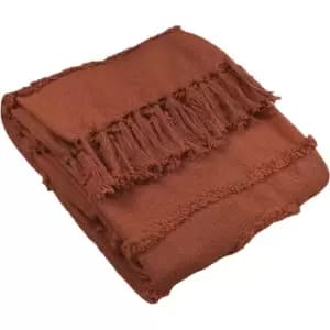 Furn Jakarta Tufted Throw (One Size) (Pecan)