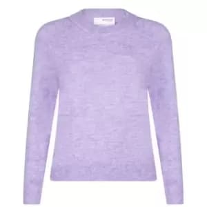 Selected Femme Lulu Knit Top - Purple