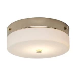 1 Light Medium Flush Light - Polished Gold